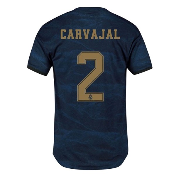 Camiseta Real Madrid NO.2 Carvajal Segunda equipo 2019-20 Azul